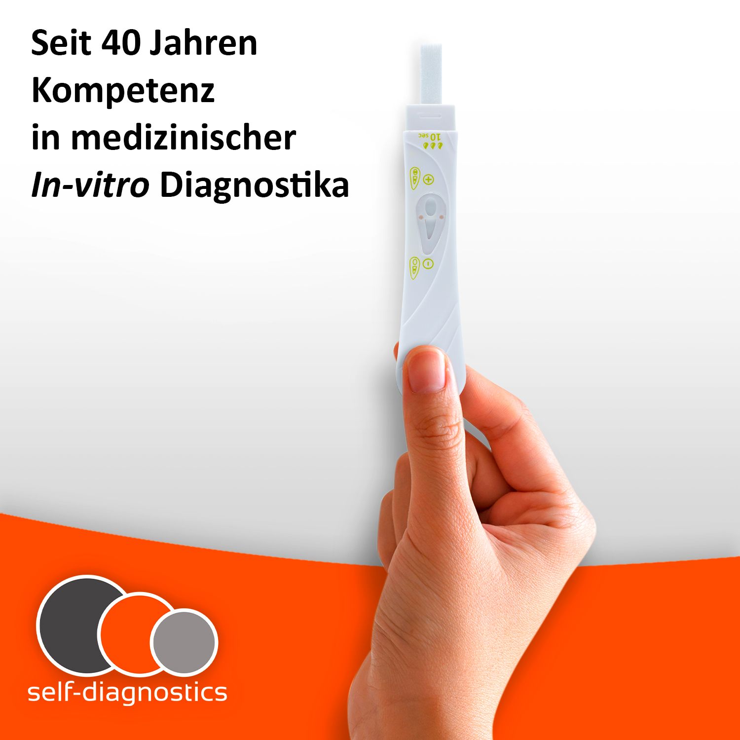 self-diagnostics Schwangerschaftstest hCG Frühtest 10 miu/ml 5 St Teststäbchen