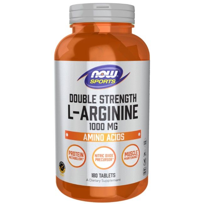 Now Foods L-Arginin doppelte Stärke 1000 mg 180 Pc