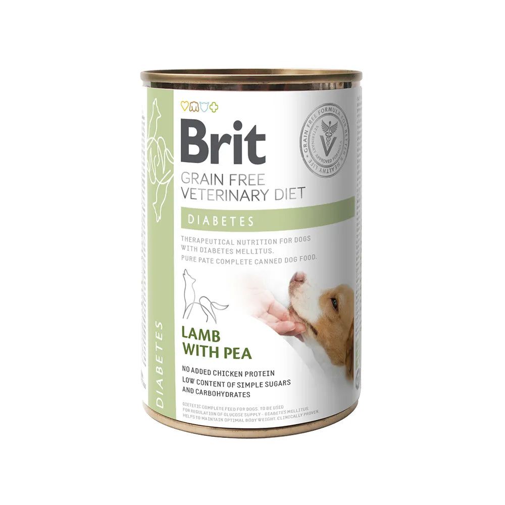 Brit Veterinary Diet - Dog - Cans - Diabetes