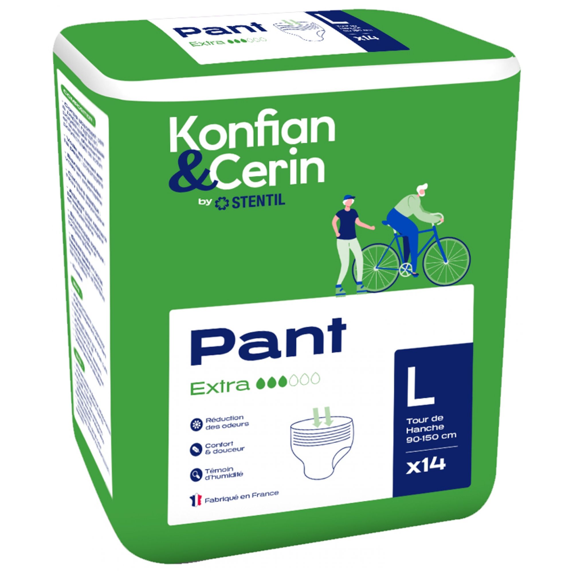 Stentil saugfähige Unterhose Pant Extra l 24x17x27 cm