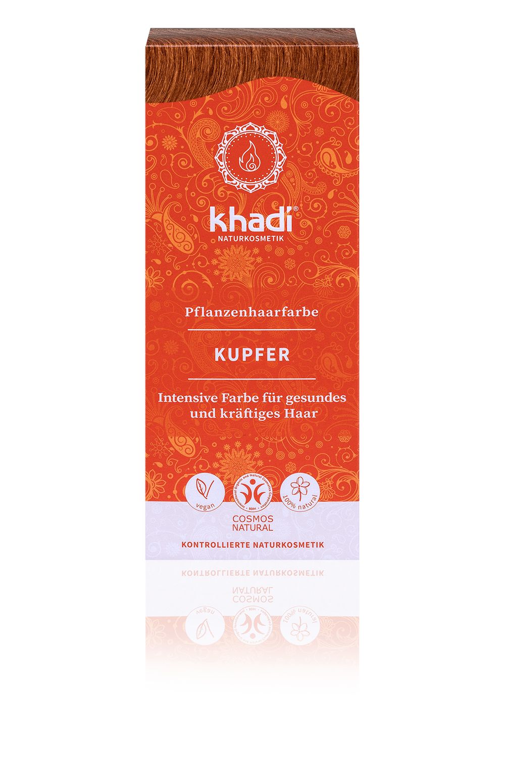 khadi Natural Cosmetics Pflanzenhaarfarbe Kupfer 100 g