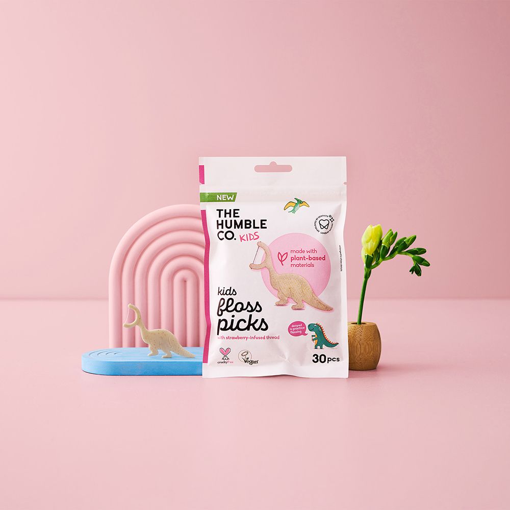 The Humble Co. Kids Floss Picks – Zahnseidesticks für Kinder