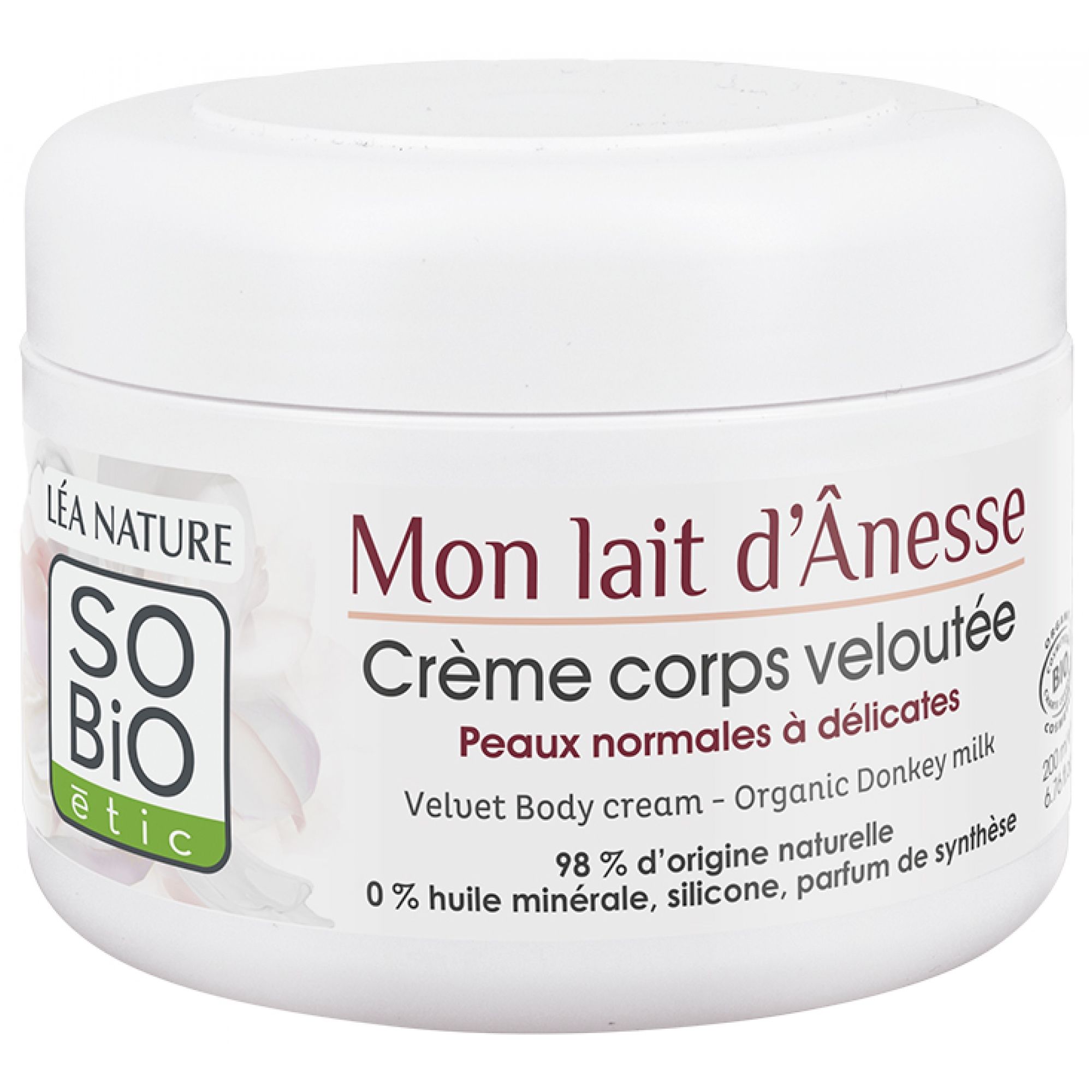 Léa Nature SO BIO étic Meine Bio-Nussmilch Creme für den Körper 6,5x8x8 cm