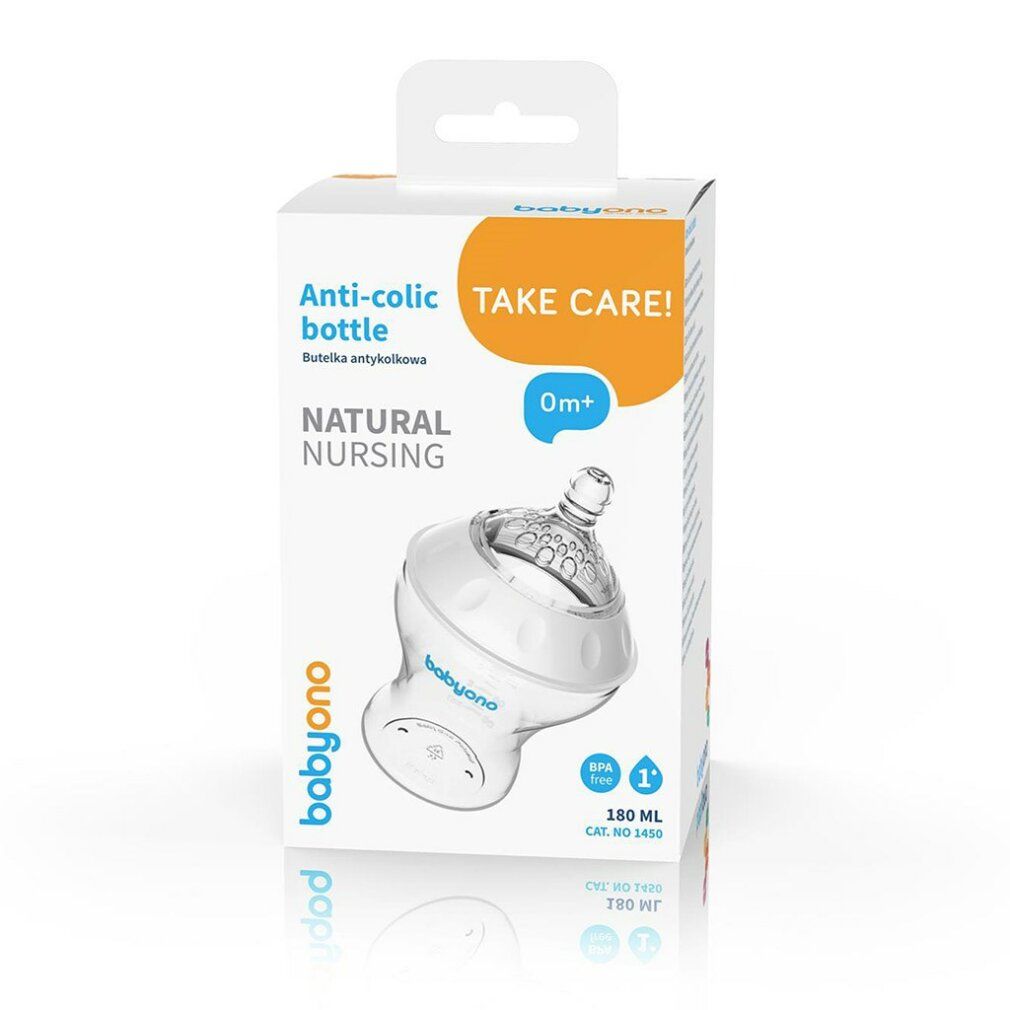 BabyOno Babyflasche 1450 button  natural nursing