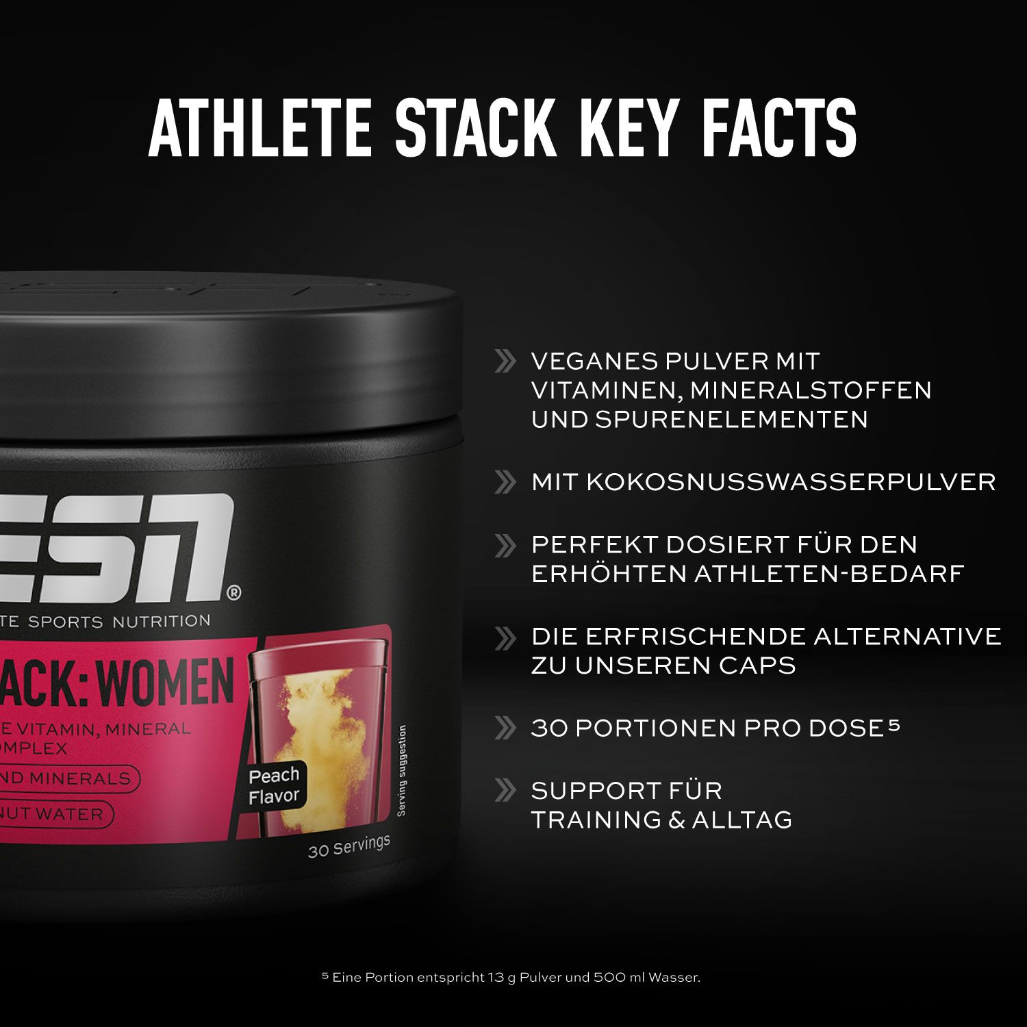 ESN Athlete Stack Women Powder