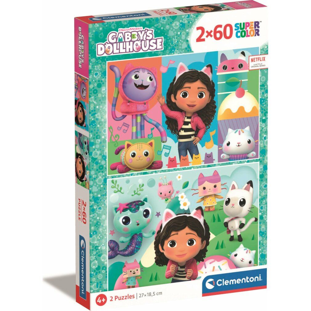 2x60 Teile - Gabys Puppenhaus