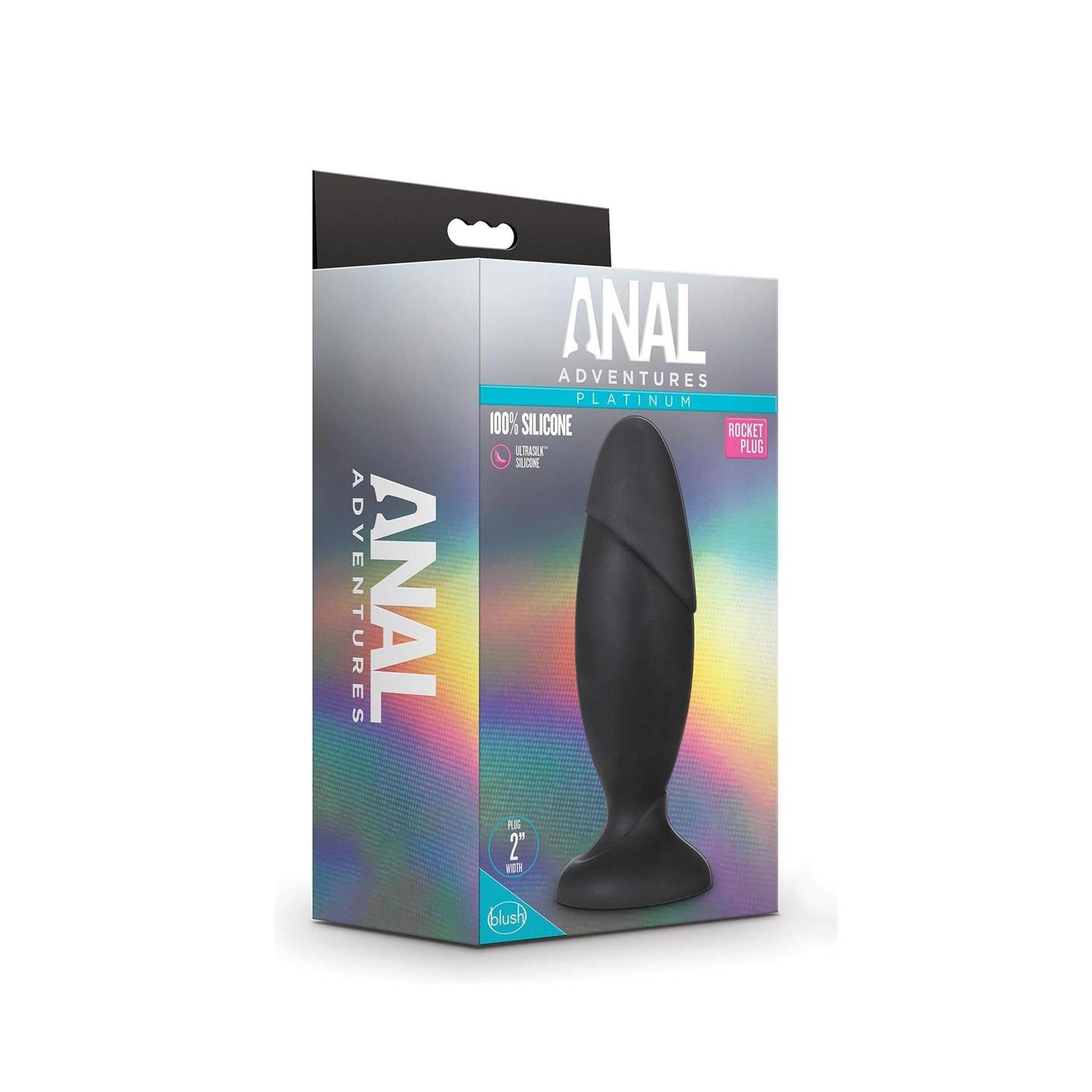 Blush - ANAL ADVENTURES PLATINUM ROCKET Plug