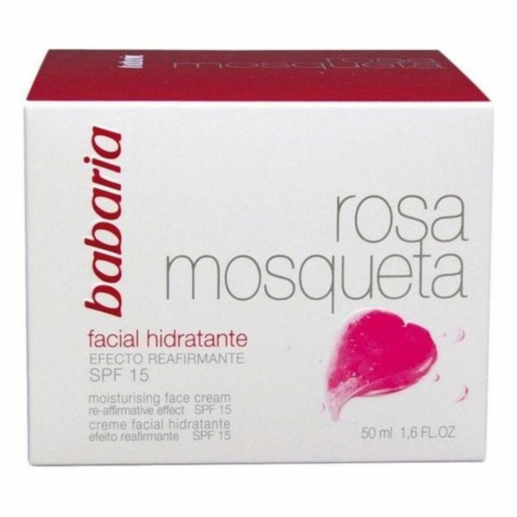 Babaria Face Cream 24 Hour Moisture Rose hip Oil Spf15