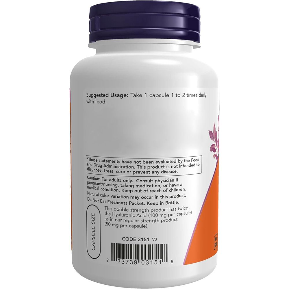 Now Foods, Hyaluronic Acid 2X Plus