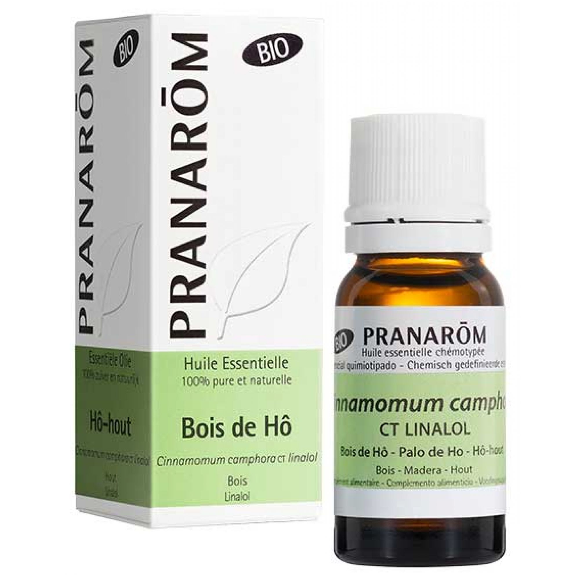 Pranarôm Ätherisches Öl Bois de Hô Bio 3,1x3,1x8,2 cm
