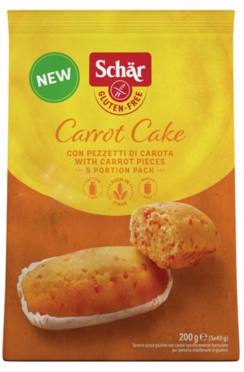 Torta di carote Carrot Cake senza glutine 200g - Schar