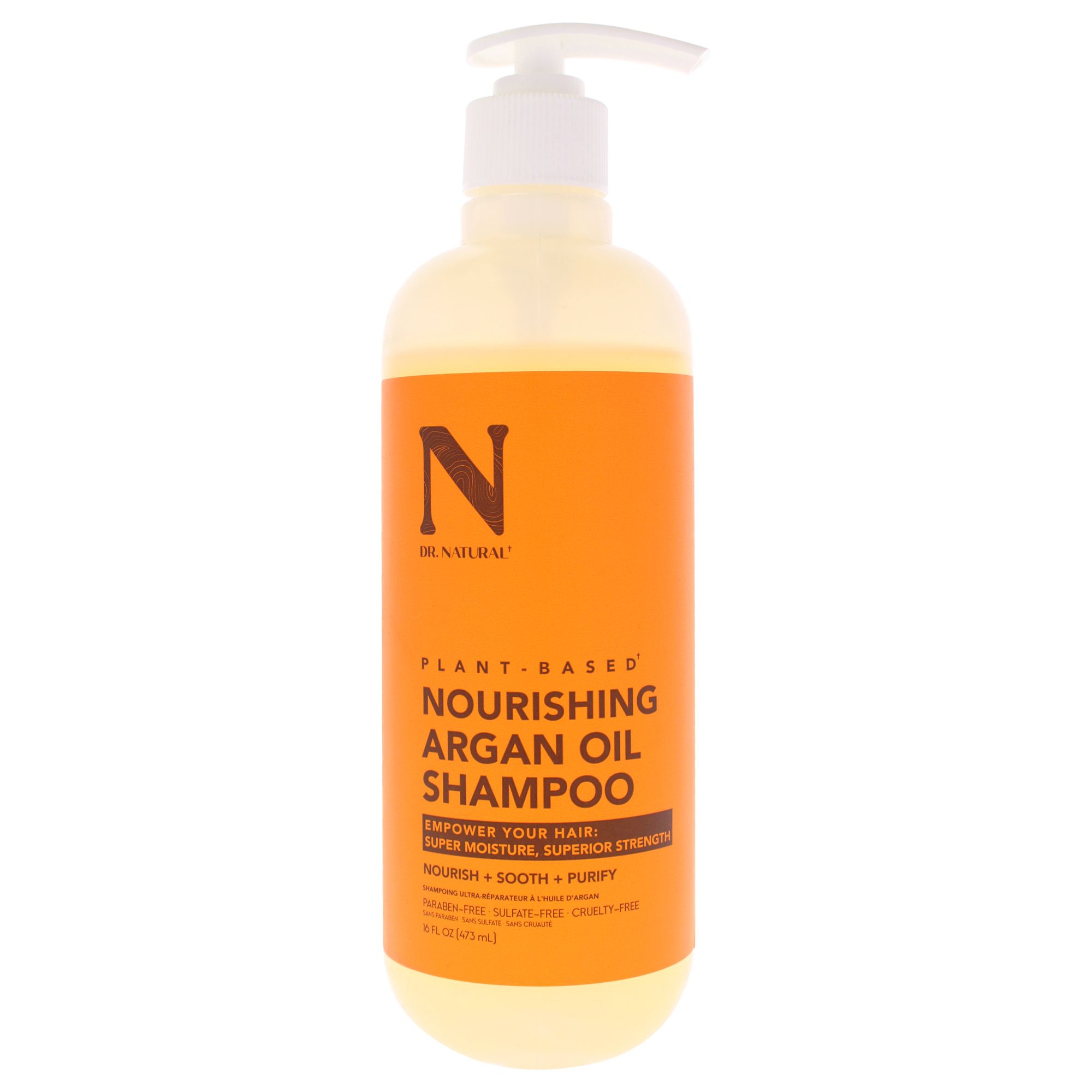 Nourishing Shampoo - Argan Oil by Dr. Natural for Unisex 473,18 ml