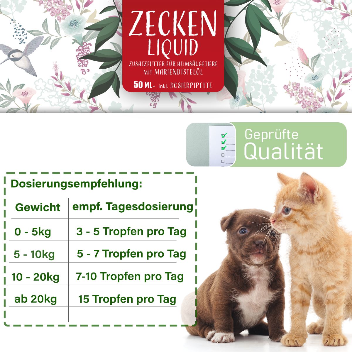Nature Animal® | Zeckenschutz Liquid