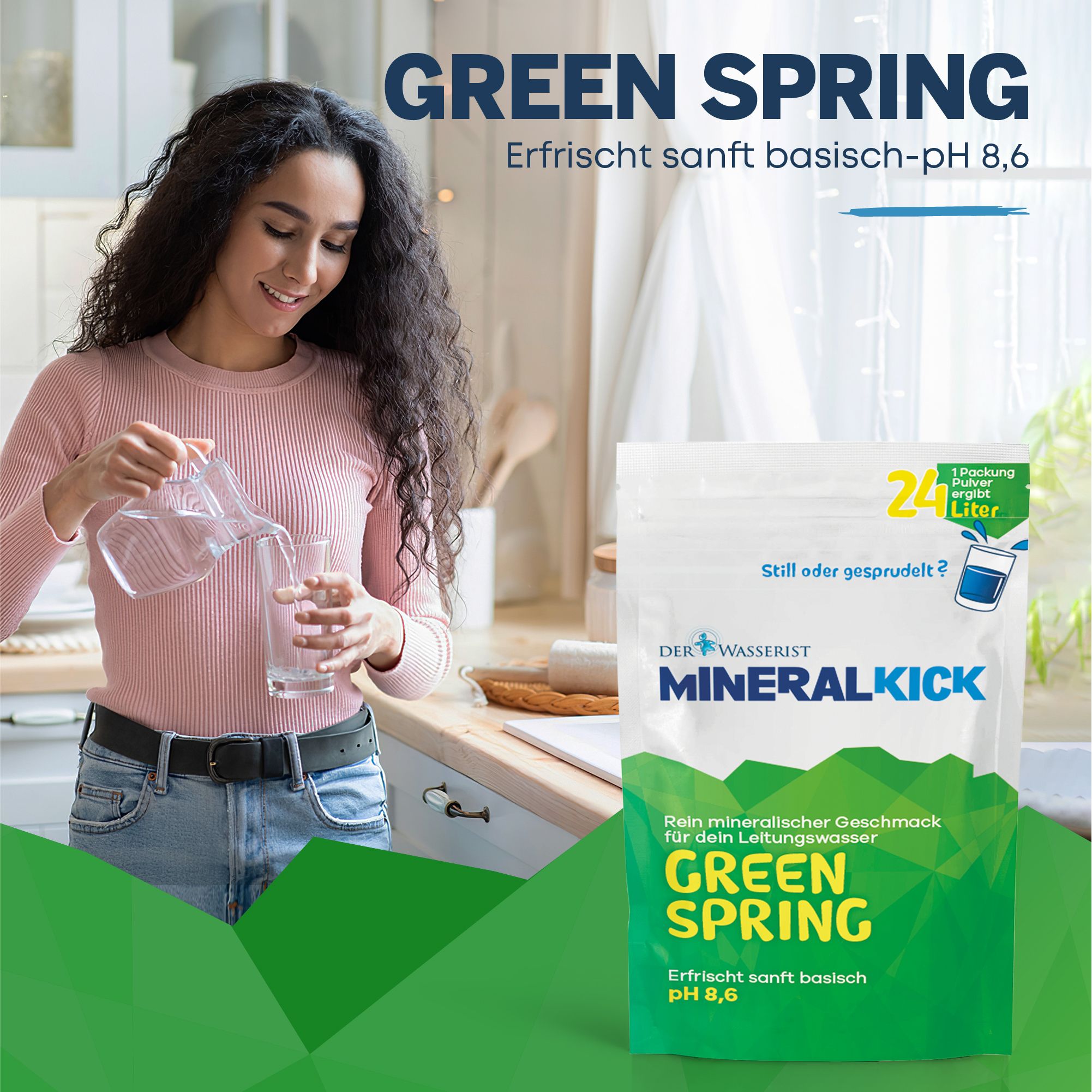 Der Wasserist MineralKICK GREEN SPRING