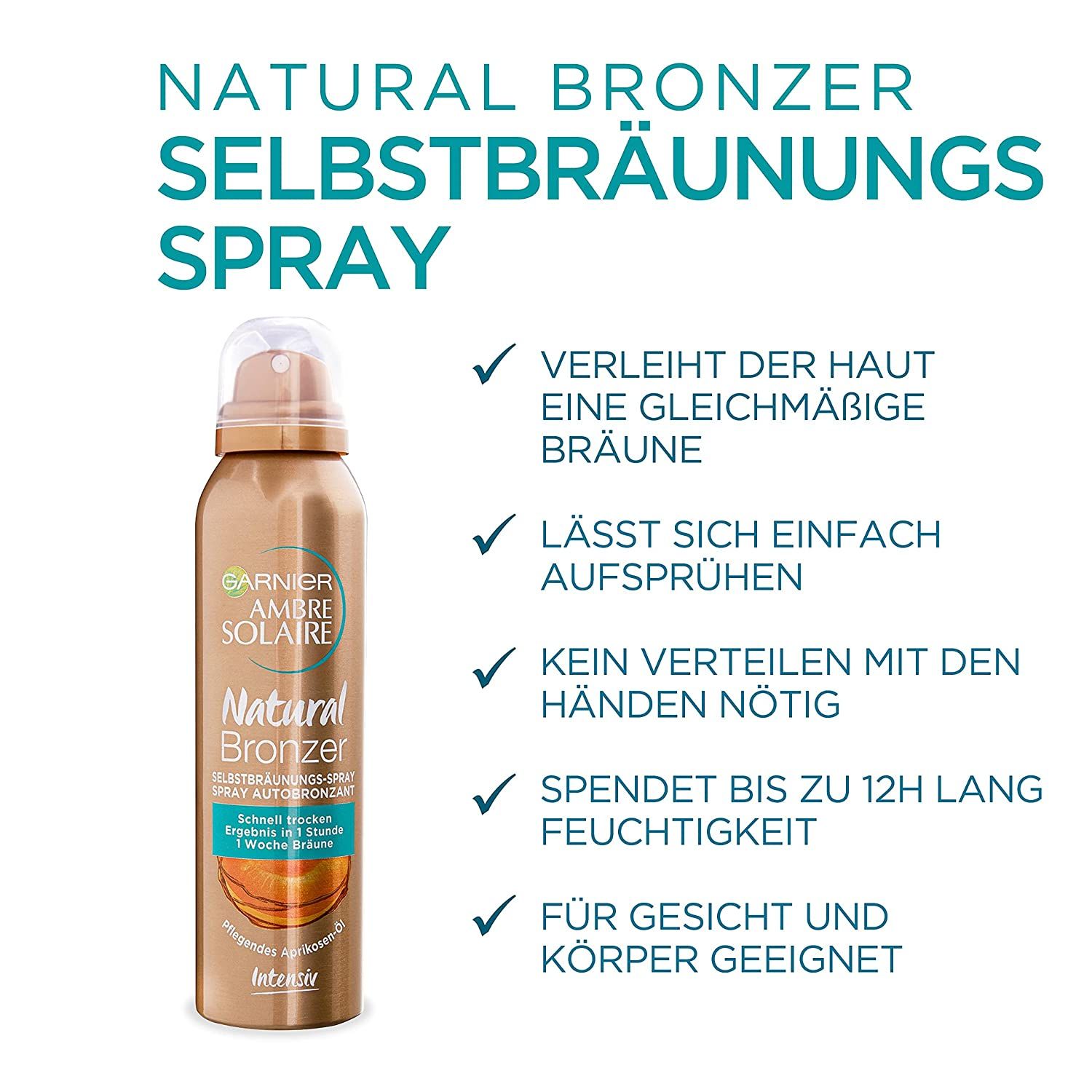 Garnier Pflegeset für gebräunte Haut, Mit Sonnencreme LSF 50+ mit Hyaluron,  Selbstbräuner Spray 1 St - SHOP APOTHEKE