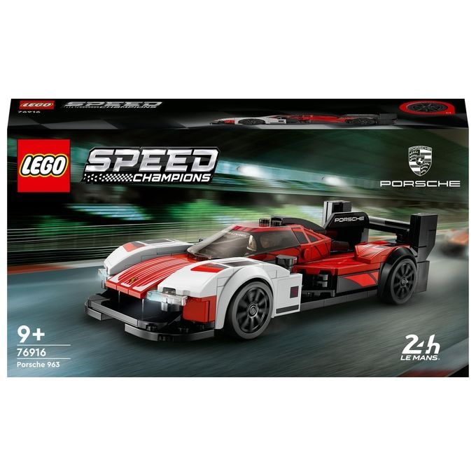 LEGO Speed Champions 76916 Porsche 963, Modellino Auto da Costruire, Macchina Giocattolo per Bambin