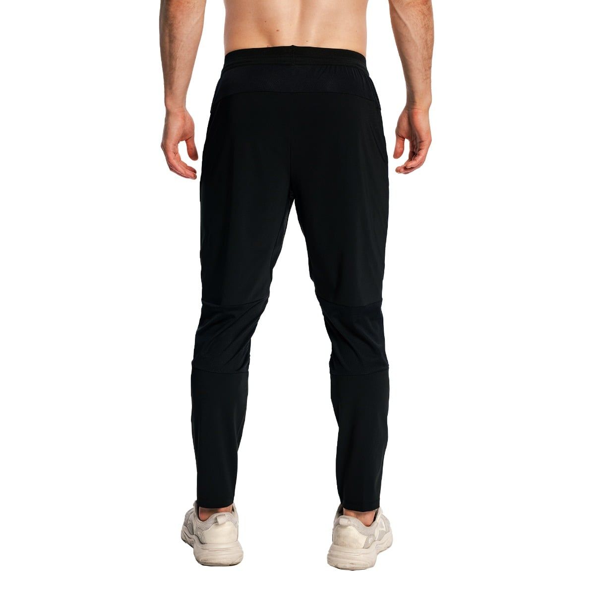 GymBeam Hose Herren slim mit Gummizug und Reißverschlusstaschen Pulse X Running schwarz