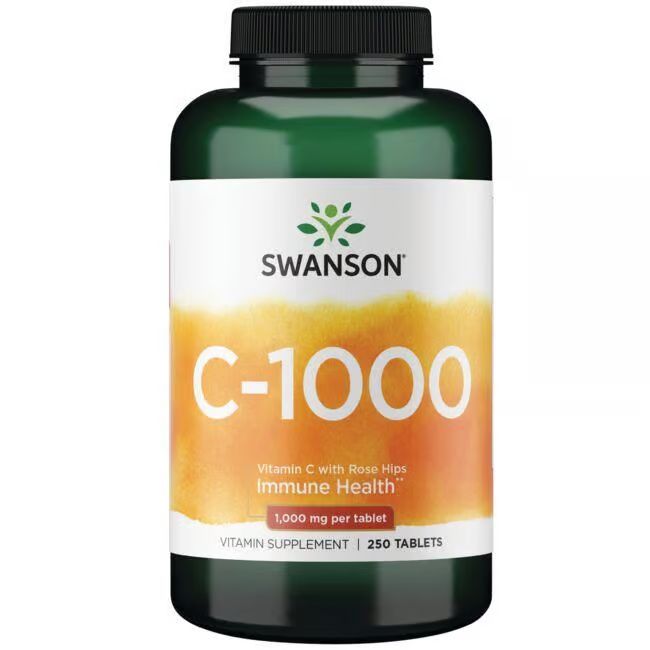 SWANSON Vitamina C-1000 con Rosa Canina