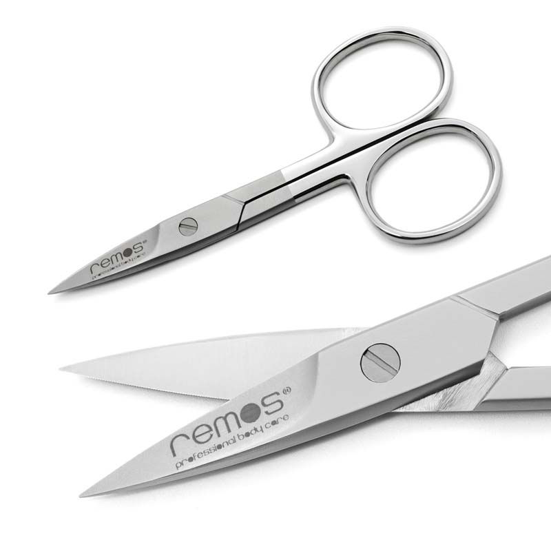 REMOS Nagelschere mit gerader, gezahnter Schneide