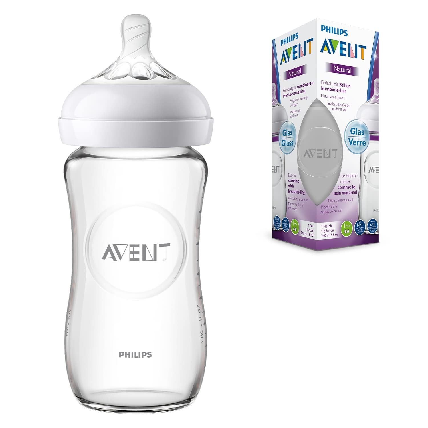 Philips Avent Natural-Babyflasche aus Glas