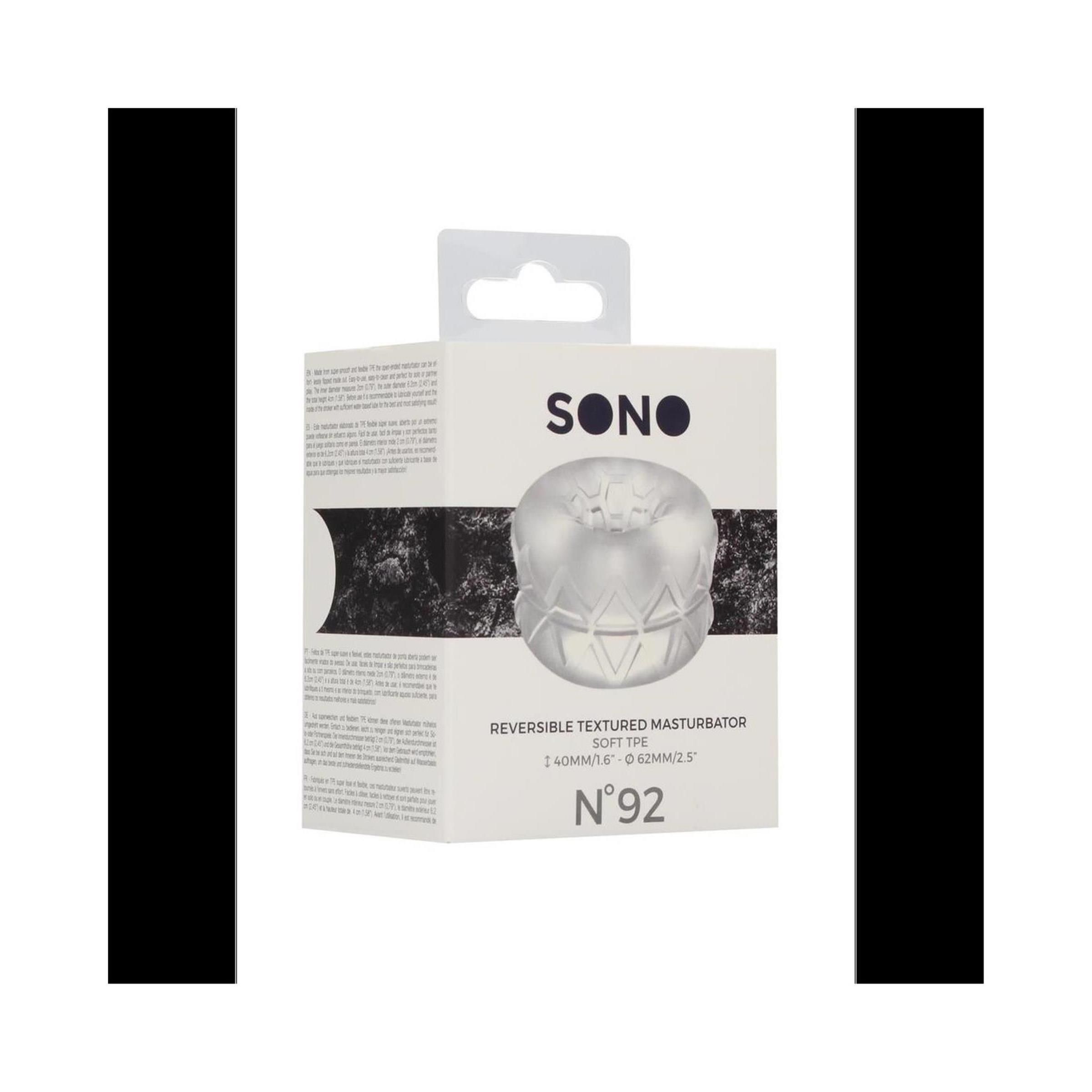 Sono by Shots - No.92 - Cockring Masturbator and Bumper in 1