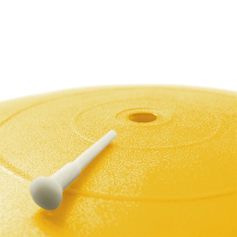 ScSPORTS® Gymnastikball mit Handpumpe gelb