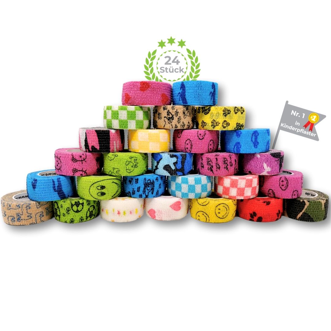 LisaCare selbstklebende Fingerpflaster - Mega Mix 24 St Pflaster