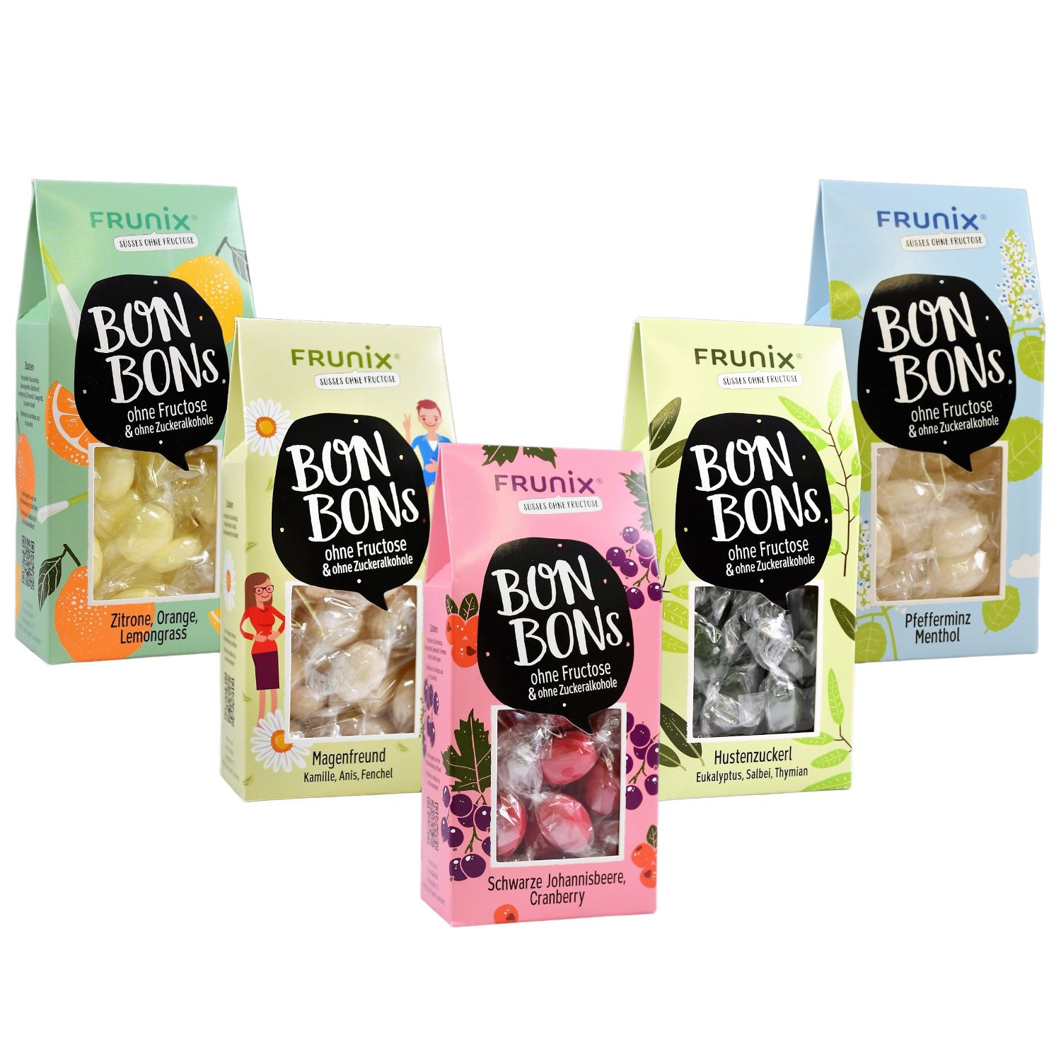 Frunix® - Flavour Collection 5 Bonbonsorten im Set 450 g Bonbons
