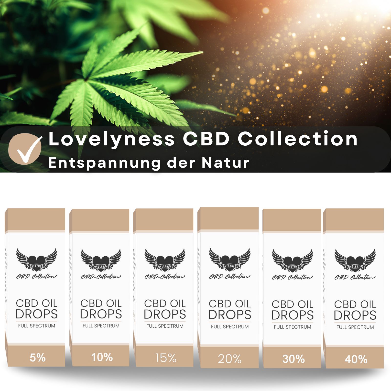 Lovelyness - CBD Öl 5% Vollspektrum
