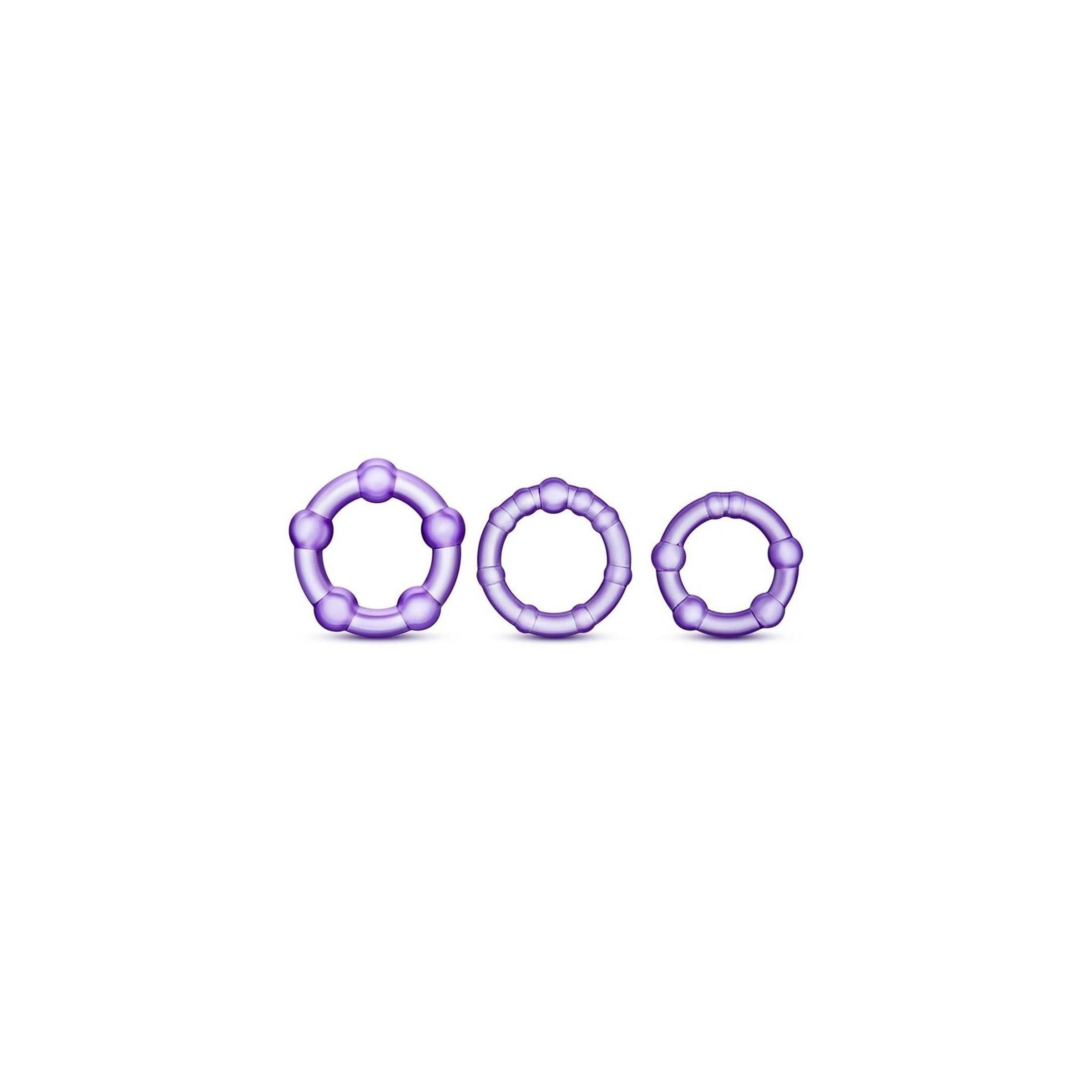 Blush - STAY HARD BEADED COCKRINGS