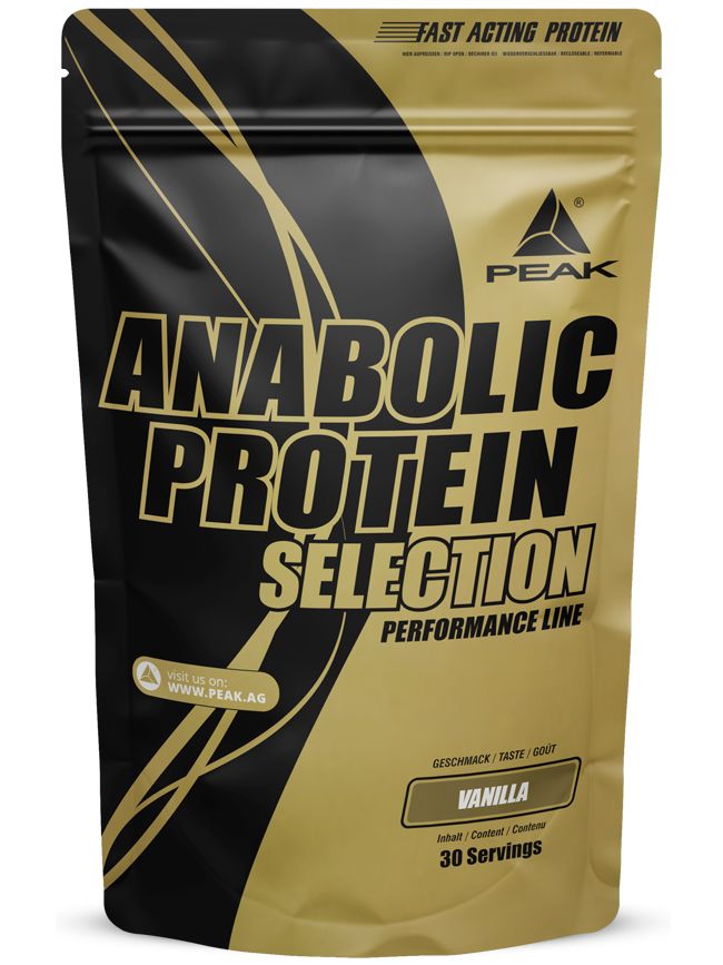 Peak Anabolic Protein Selection - Geschmack Vanilla