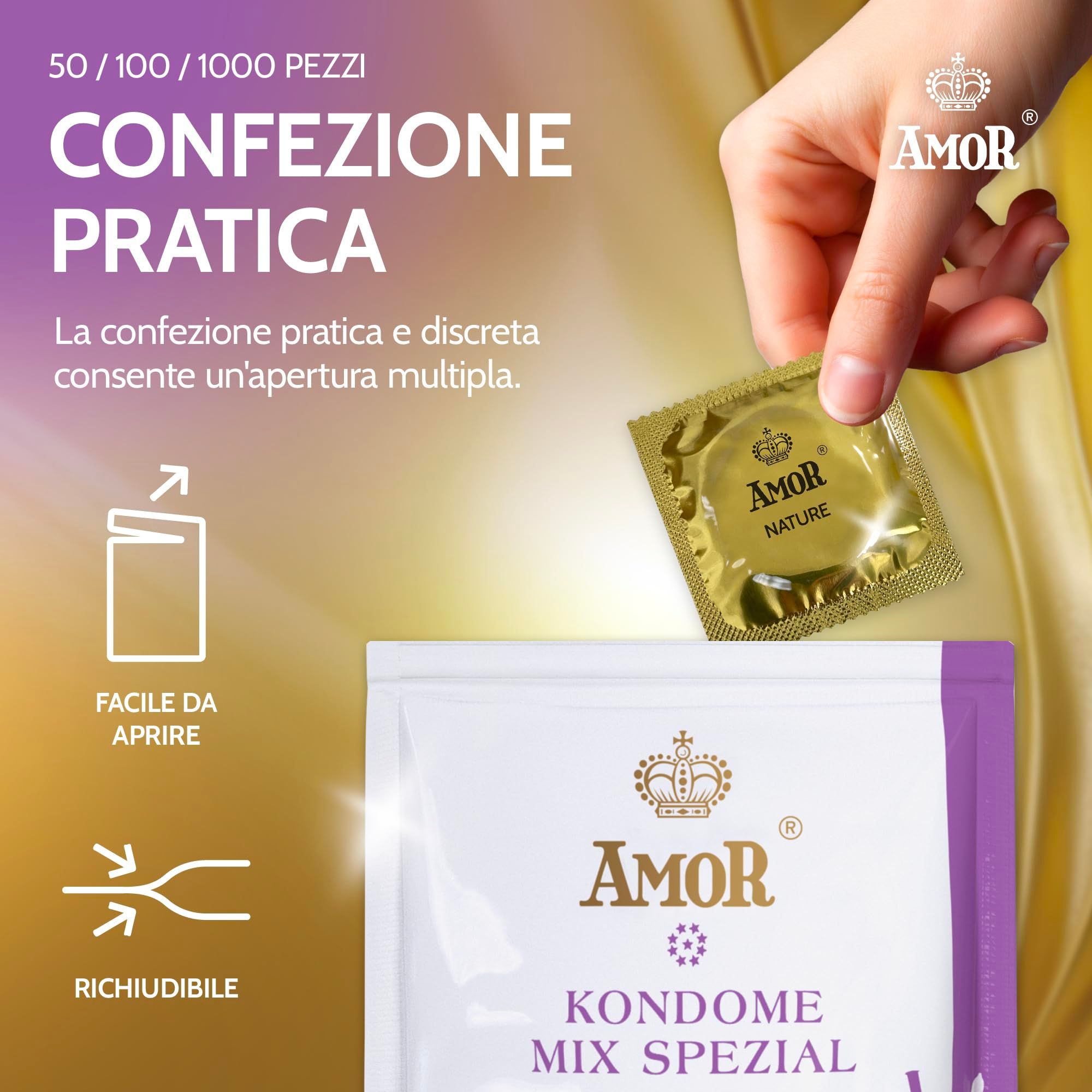 AMOR Mix Special Kondome 53mm