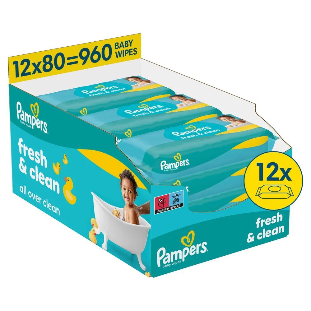 Pampers Feuchte Tücher Fresh Clean 960 St