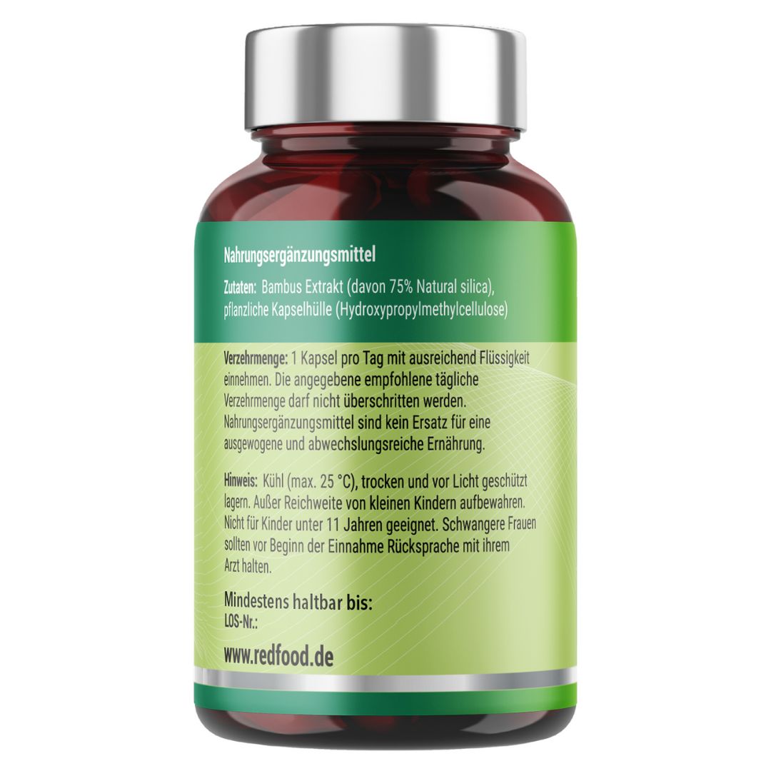 Redfood® Silizium Kapseln: Bambusextrakt