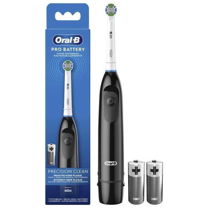 Oral-B Batteriezahnbürste Oral-B Adult schwarz