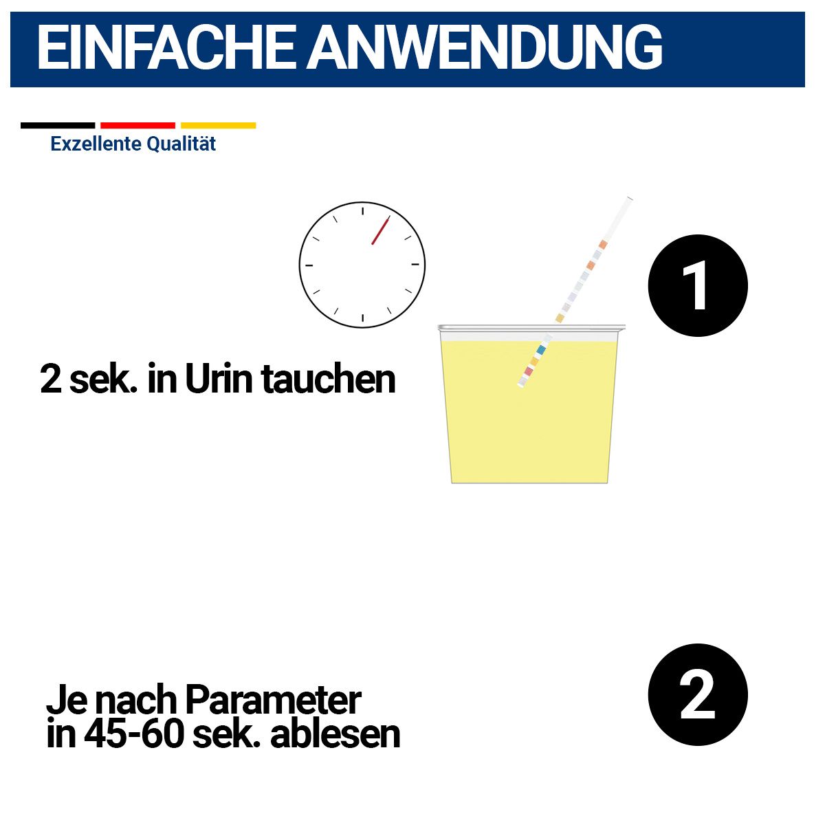 BMUT 14in1 Gesundheitstest für Urin