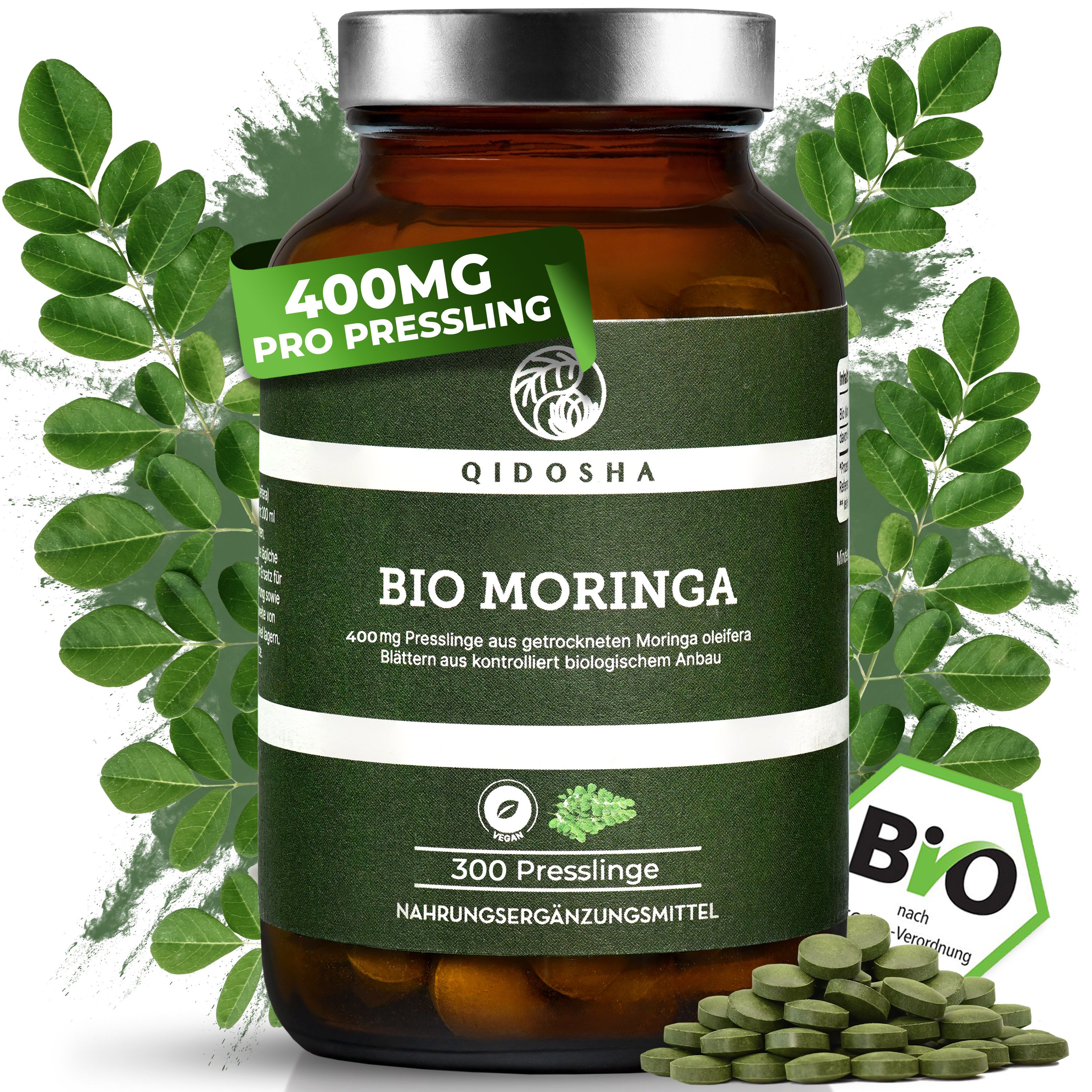QIDOSHA Bio Moringa Presslinge