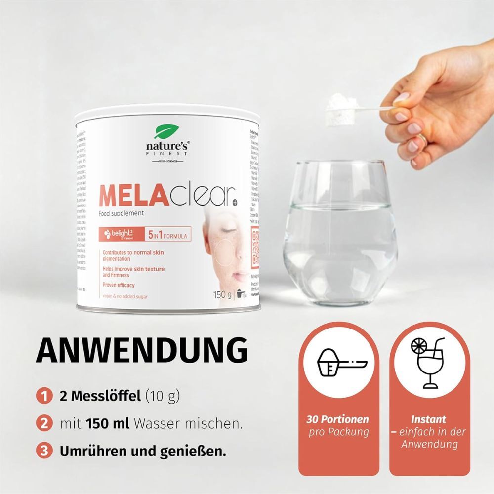 Anwendung: 2 Messlöffel (10 g) mit 150 ml Wasser mischen. 30 Portionen pro Packung. Sofortige Anwendung.