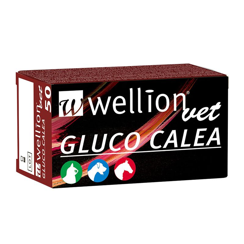 Wellion - WellionVet Gluco Calea Blutzucker Teststreifen für Tiere 50 St Teststäbchen