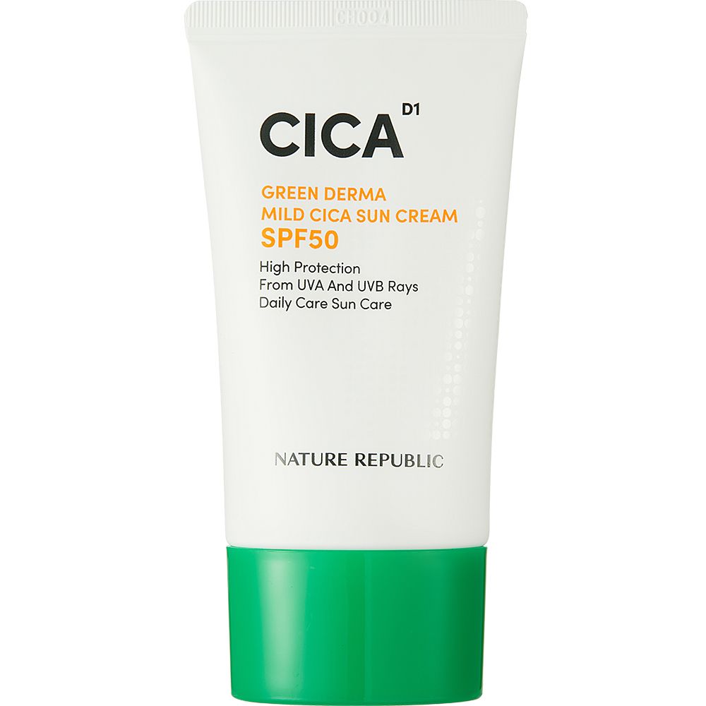 NATURE REPUBLIC Green Derma Mild Cica Sun Face Cream