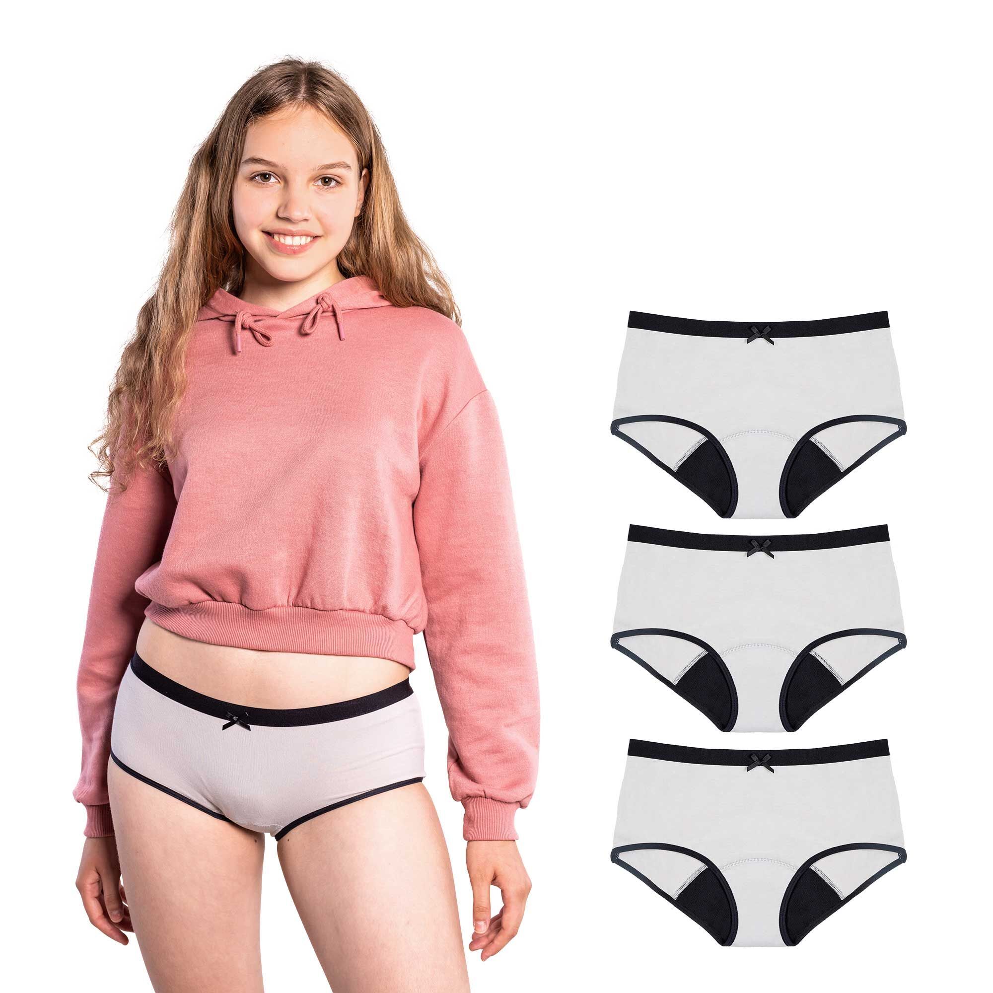 Selenacare Teens Menstrual Undies Sporty Black Size 158