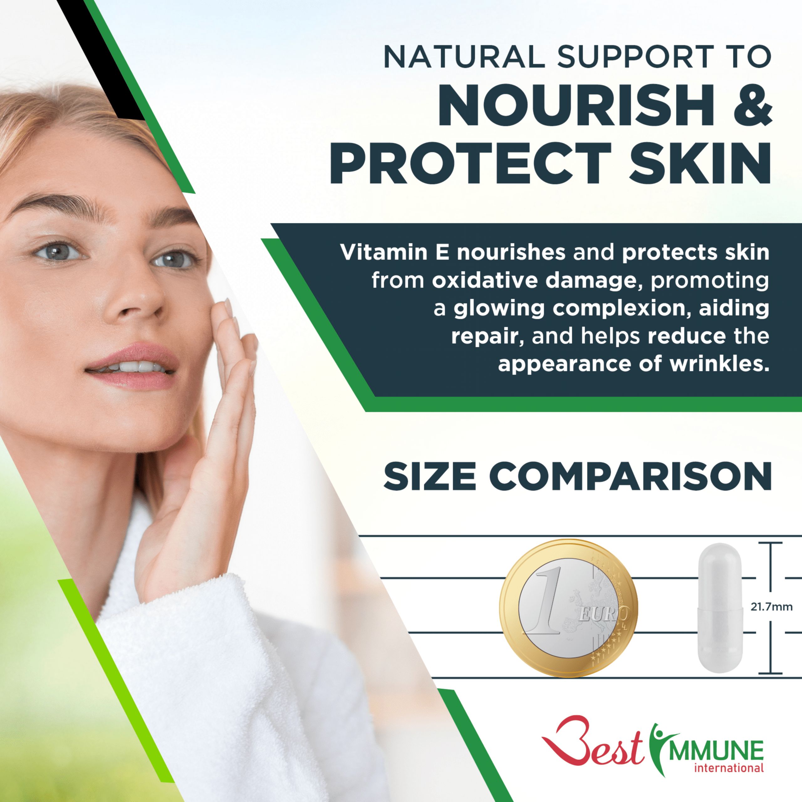 Best Immune Natürliches Vitamin E 500 IE