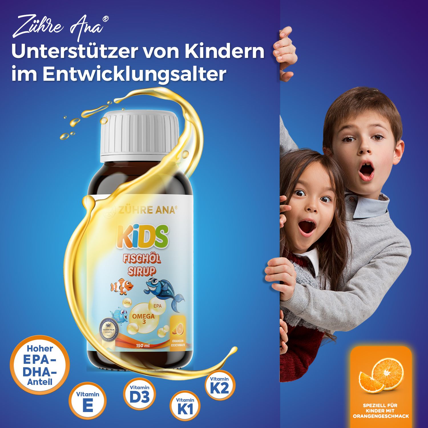Zühre Ana Kids Fischöl Sirup