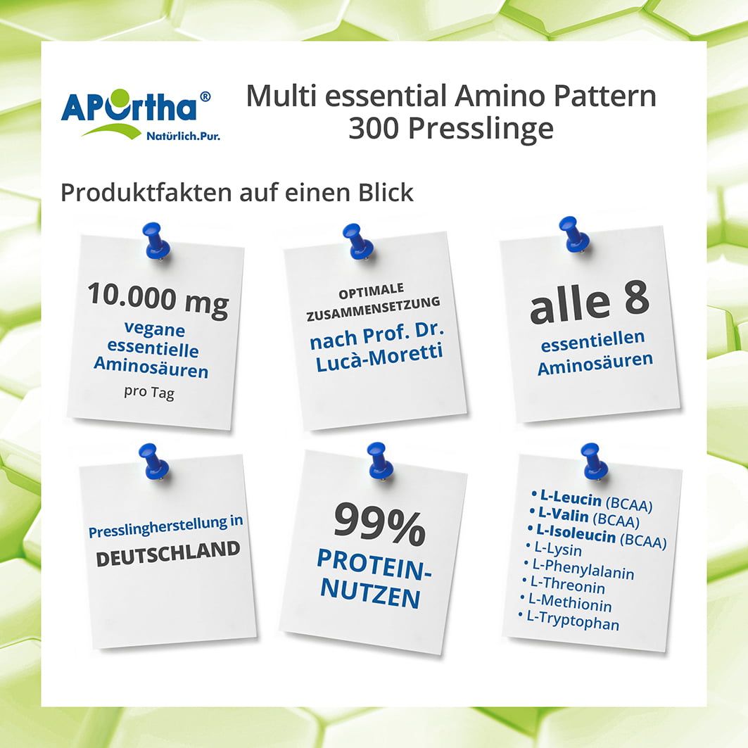 APOrtha® Multi essential Amino Pattern - Aminosäuren-Presslinge