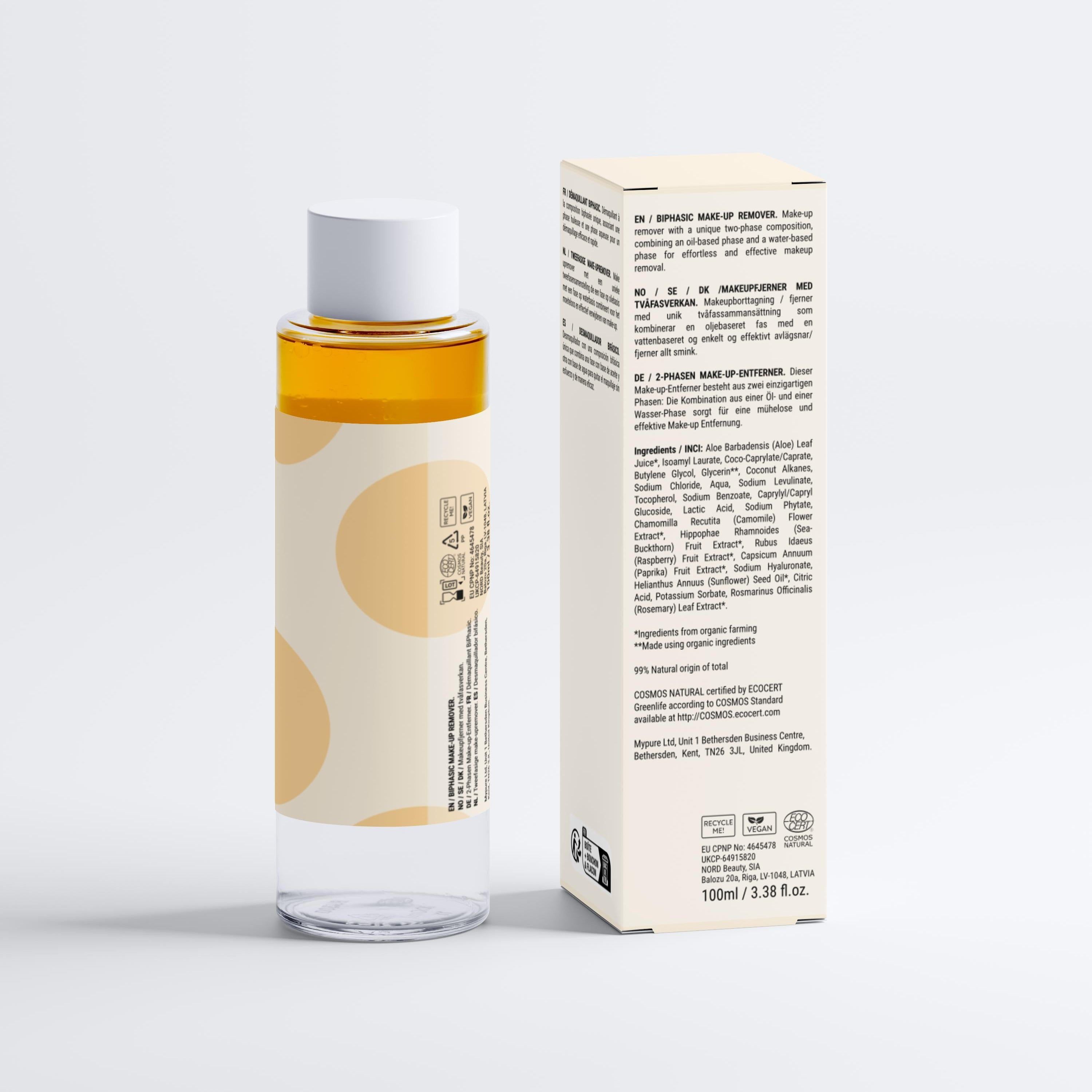 Zero Skin 2-Phase Make-up-Entferner, sanft reinigend beruhigend für alle Hauttypen