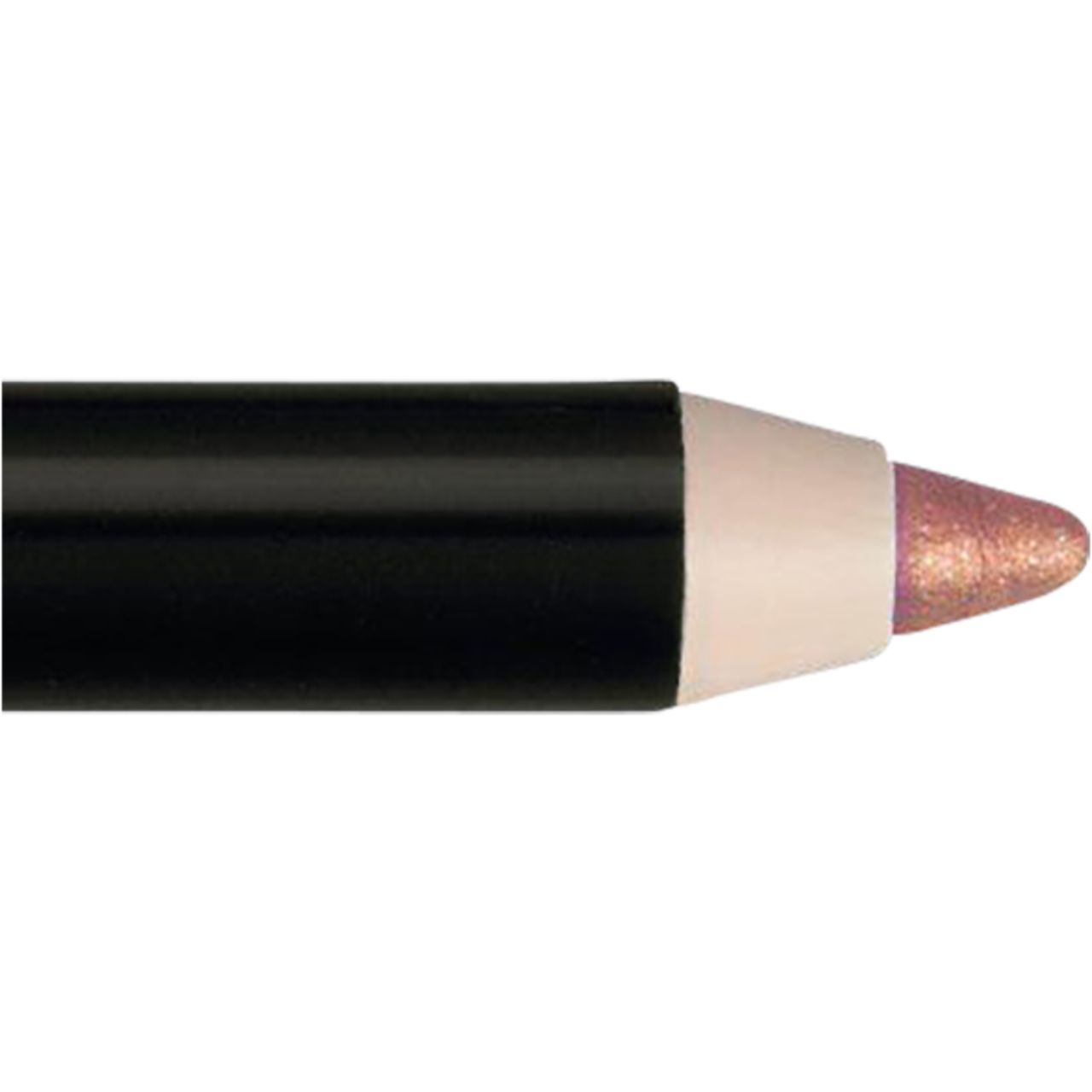 IsaDora Perfect Lipliner, Spitze. Schwarzer Stift mit rosafarbenem Stiftende. Deutlich sichtbare Spitze.