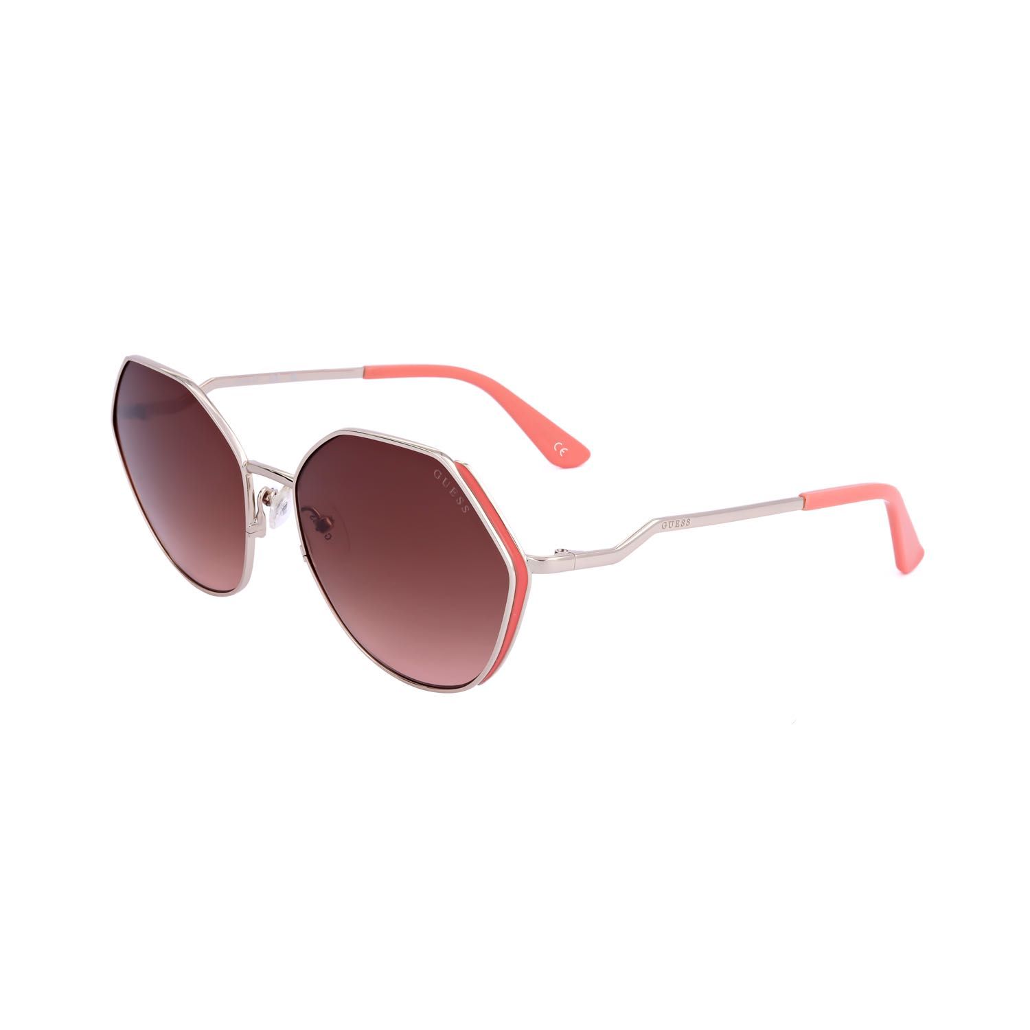 Guess occhiali da sole donna GU7842 gold-coloured coral