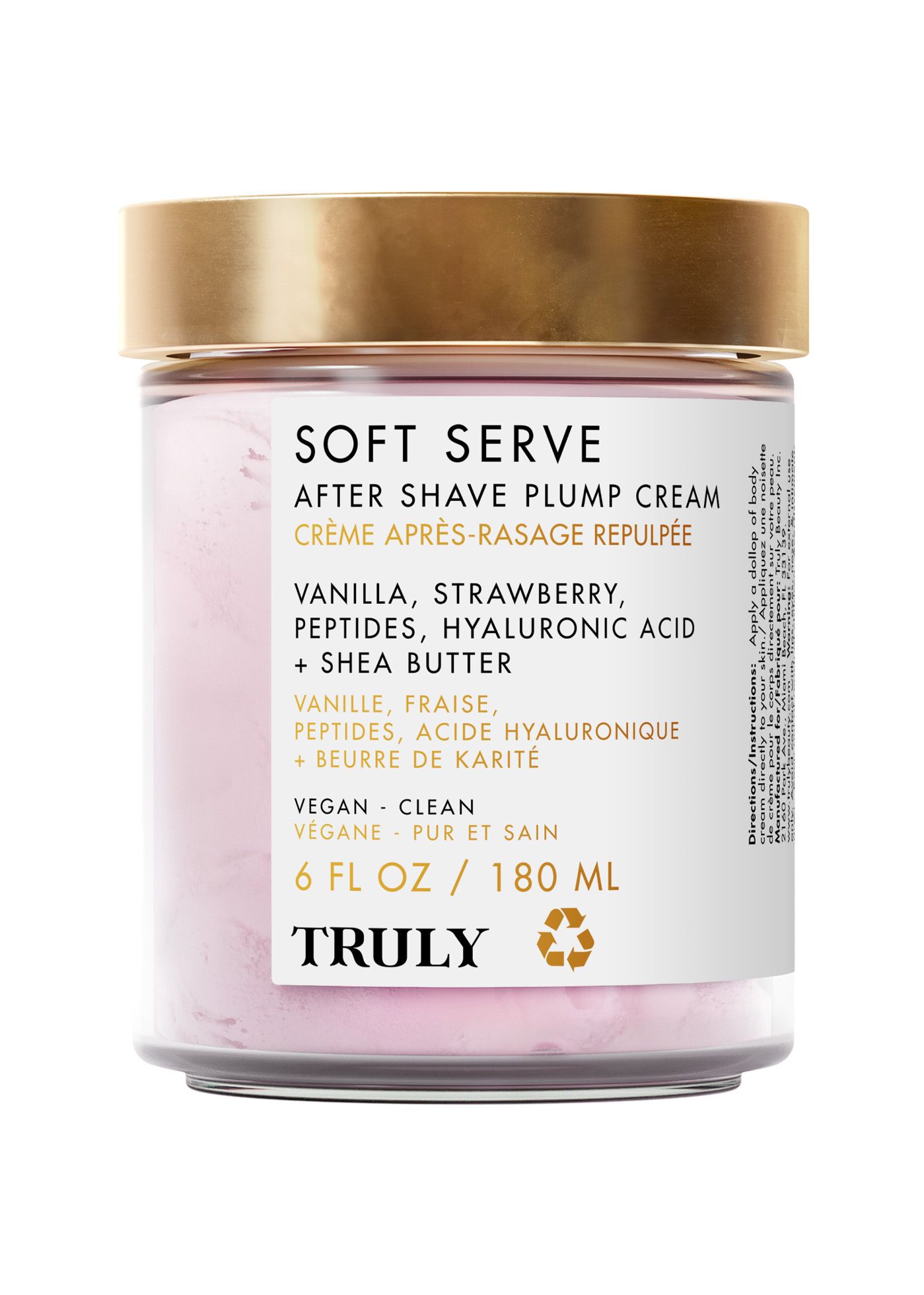 Truly Beauty Soft Serve After Shave Plumping Cream 180 ml