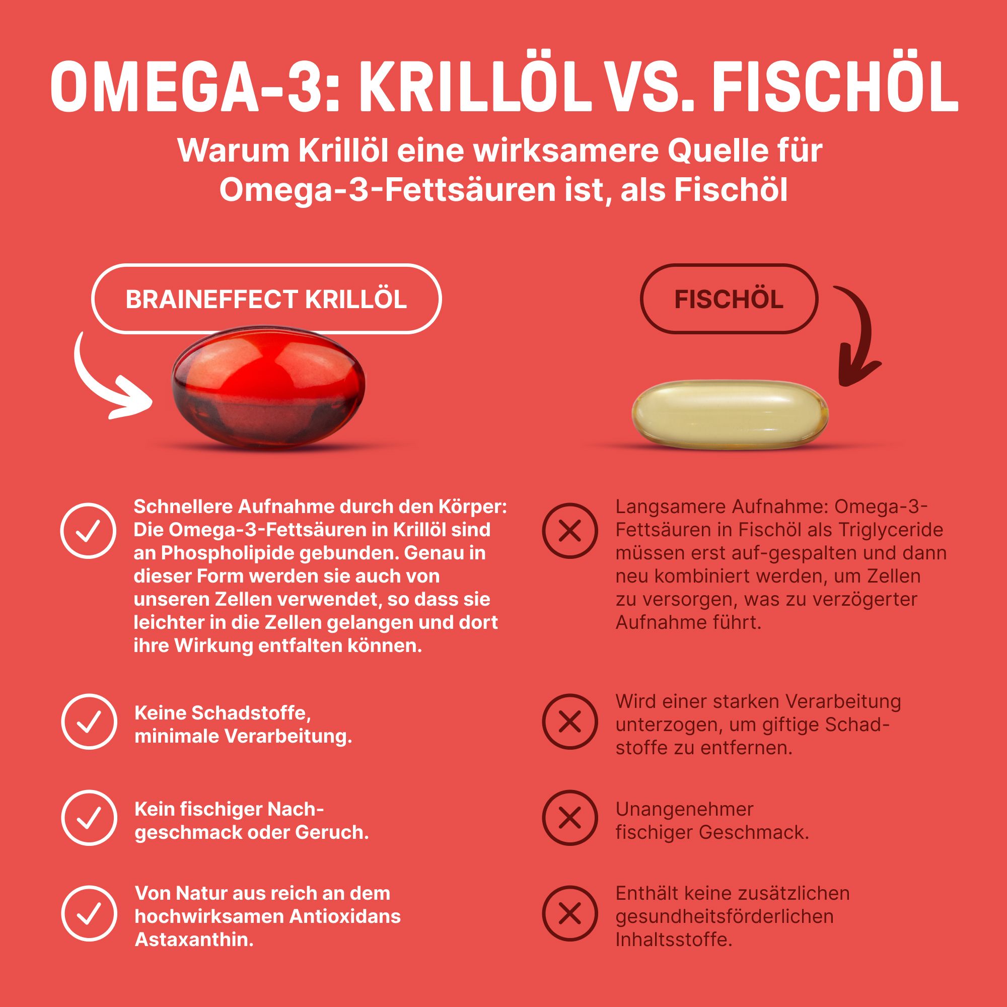 BRAINEFFECT Omega-3 Kapseln