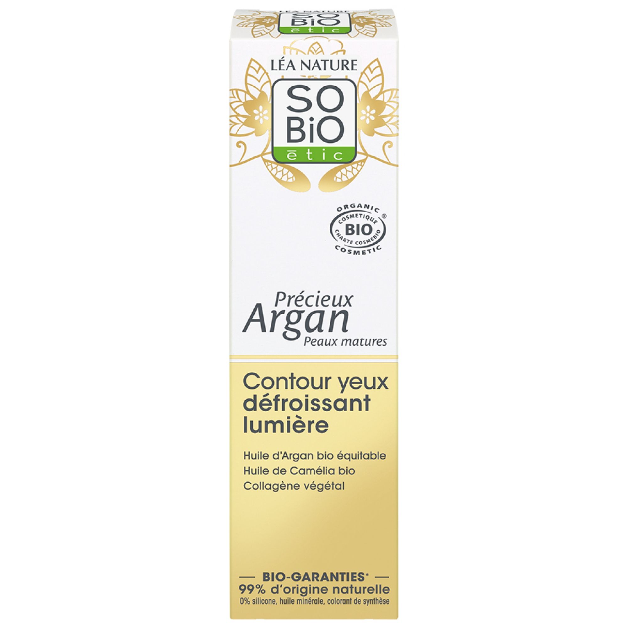 Léa Nature SO BIO étic Precious Argan Smoothing Eye Contour Light Organic 12,3x3,6x2,6 cm